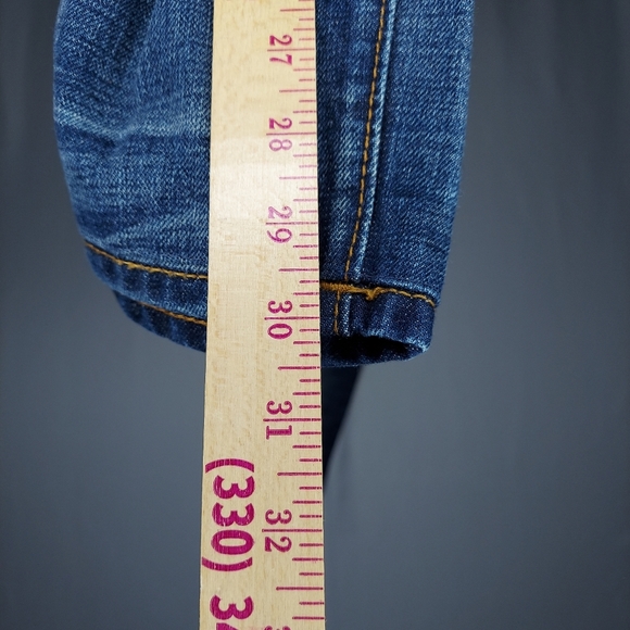 Cult Of Individuality Jean Men 33X30 Greaser Straight Button Fly Japanese Salvag - Picture 6 of 13